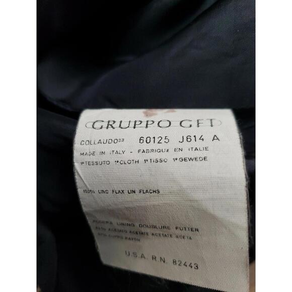 Joan & David Italian Black & white Wool Women's Jacket Coat Vintage Size 40/6 - Picture 6 of 8